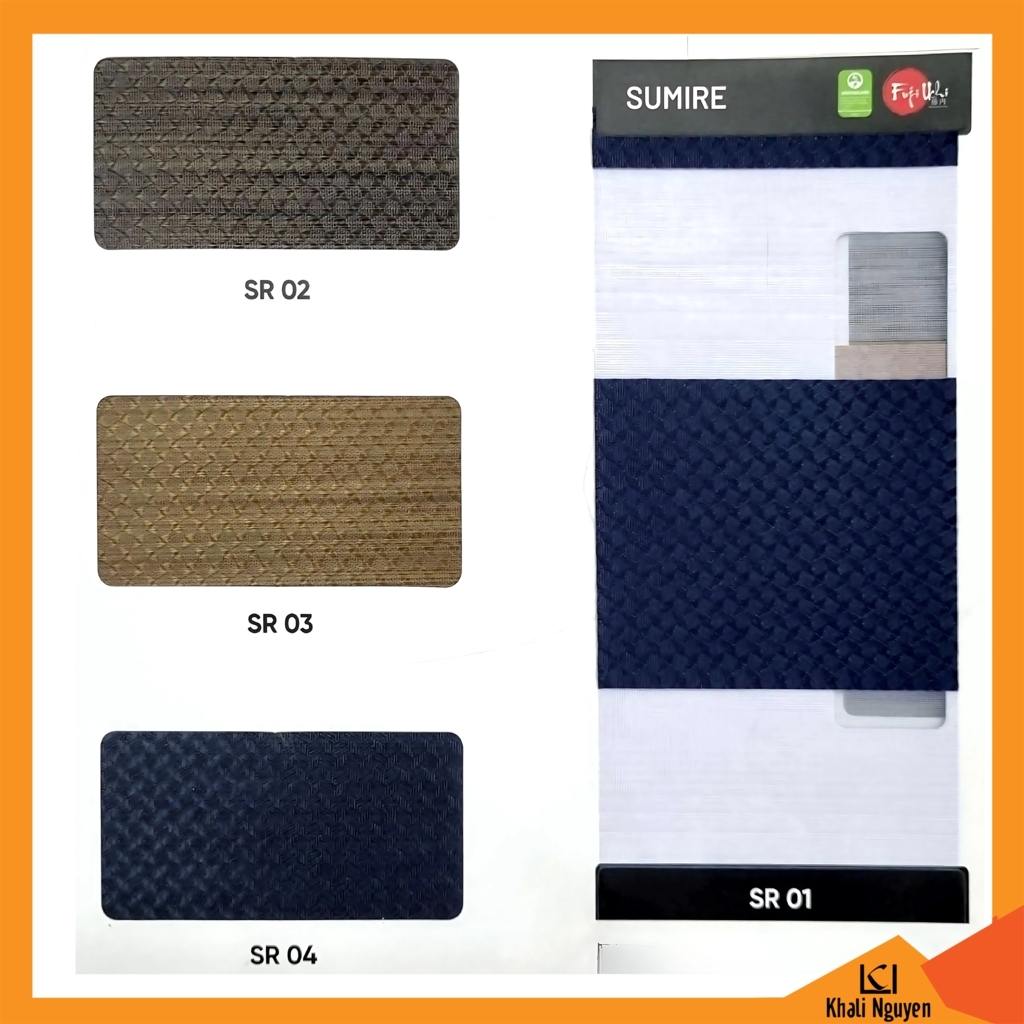 Bảng màu rèm cầu vồng Hàn Quốc SUMIRE