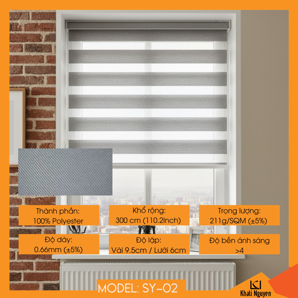 Rèm cầu vồng Hàn Quốc SEIRYU SY-02