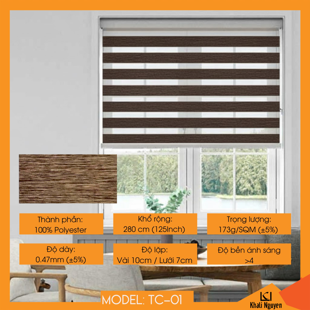 Rèm cầu vồng Hàn Quốc TANCHO TC-01