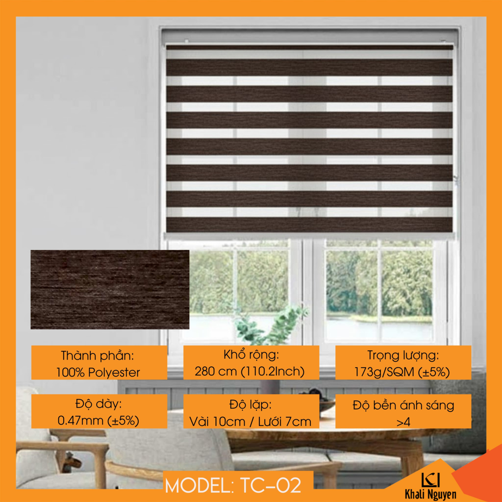 Rèm cầu vồng Hàn Quốc TANCHO TC-02