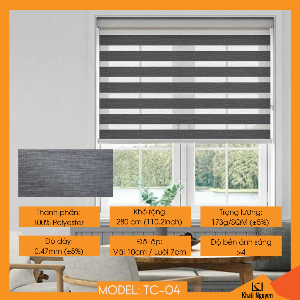 Rèm cầu vồng Hàn Quốc TANCHO TC-04