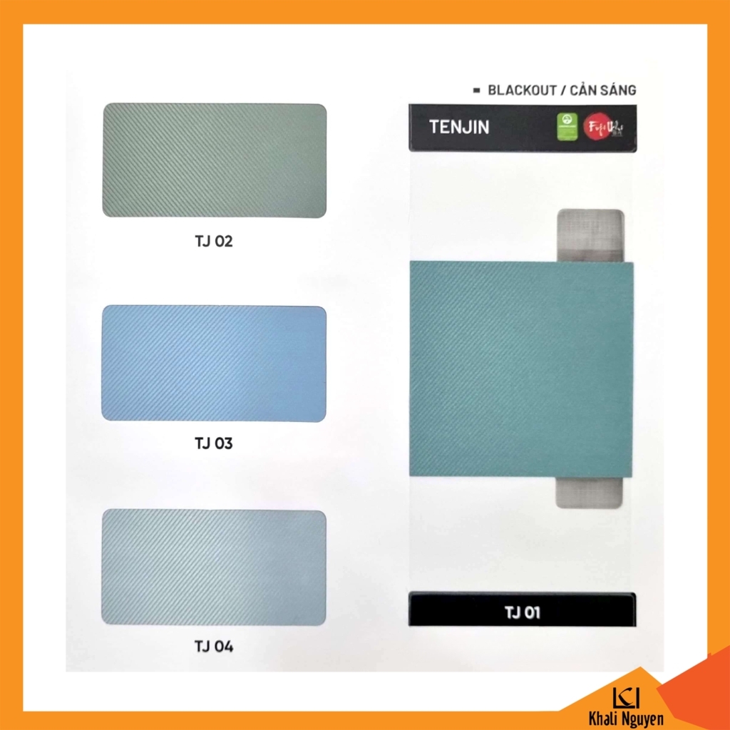 Bảng màu rèm cầu vồng Hàn Quốc TENJIN