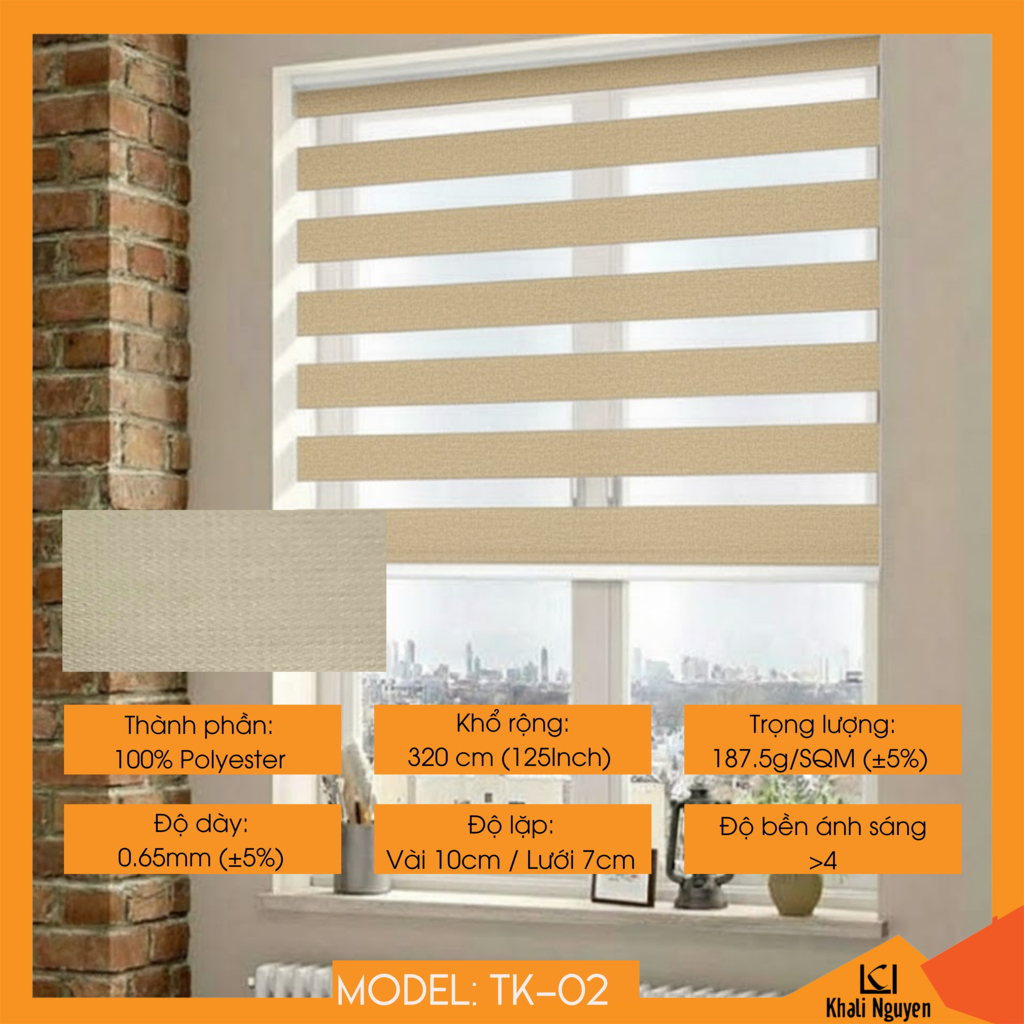 Rèm cầu vồng Hàn Quốc TAKA TK-02