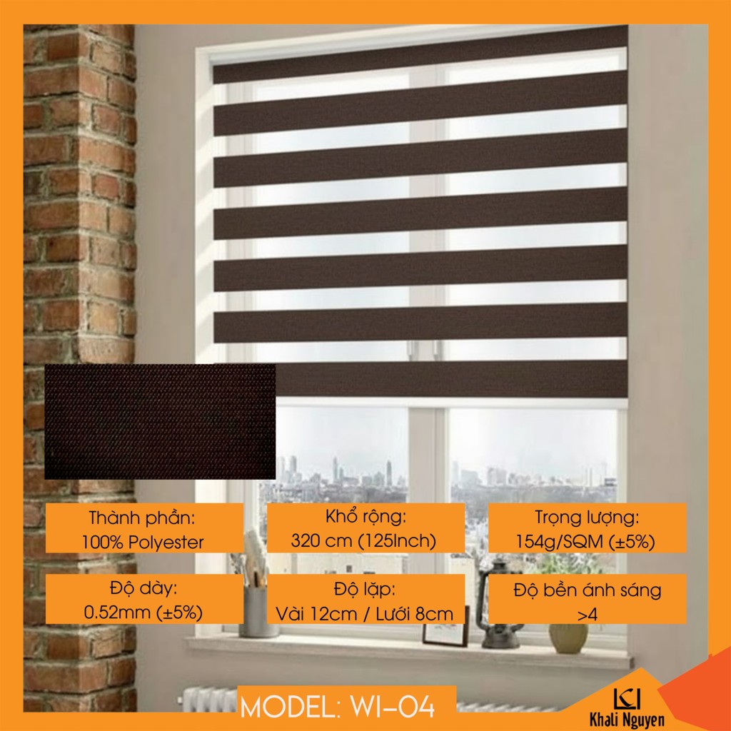 Rèm cầu vồng Hàn Quốc WASHI WI-04