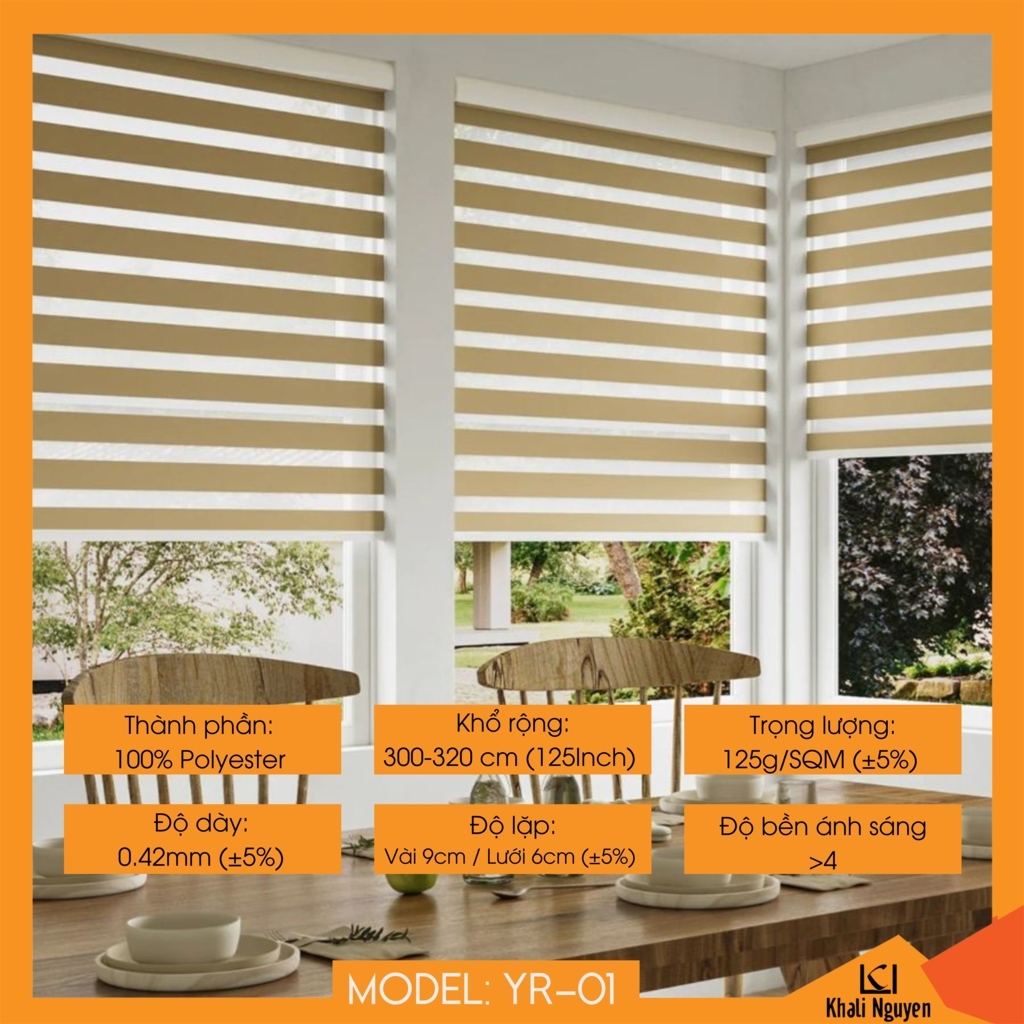 Rèm cầu vồng Hàn Quốc YURI YR-01