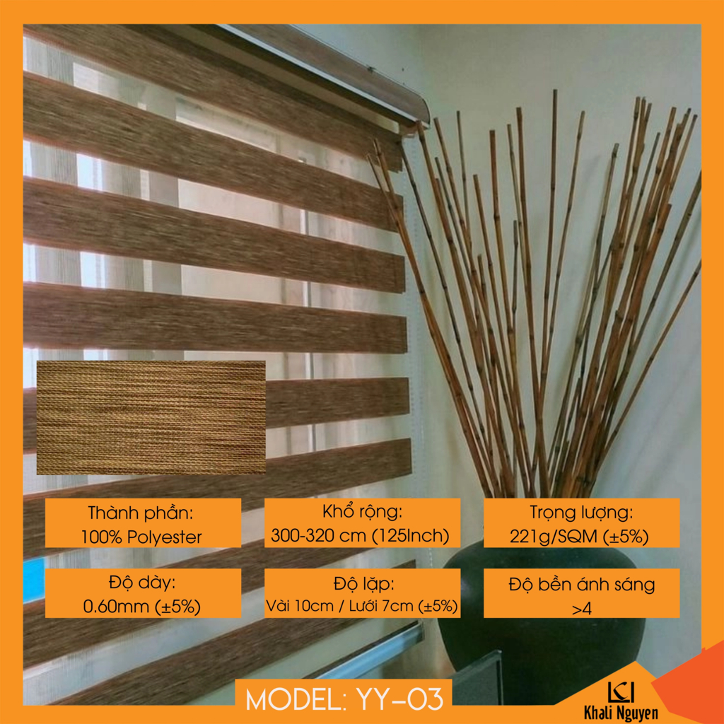 Rèm cầu vồng Hàn Quốc YUKIYAMA YY-03