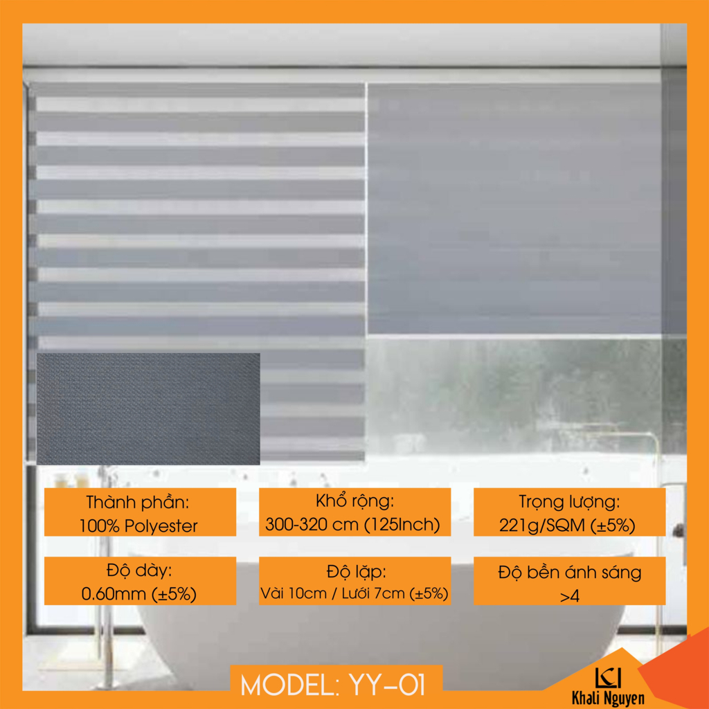 Rèm cầu vồng Hàn Quốc YUKIYAMA YY-01