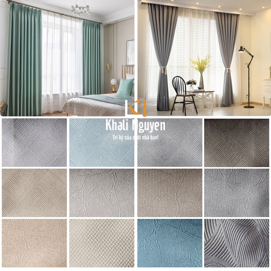 Bàng màu rèm vài - 1