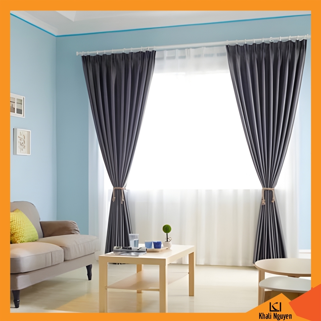 Rèm cửa bằng vải cản nắng tốt