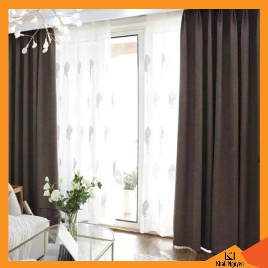 Rèm cửa vải 1 lớp cản nắng tốt