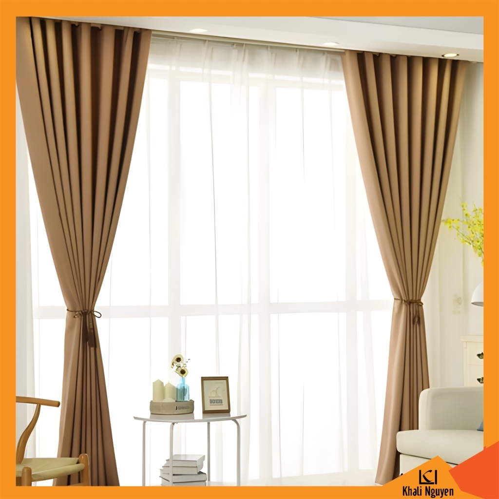 Rèm cửa vải thô