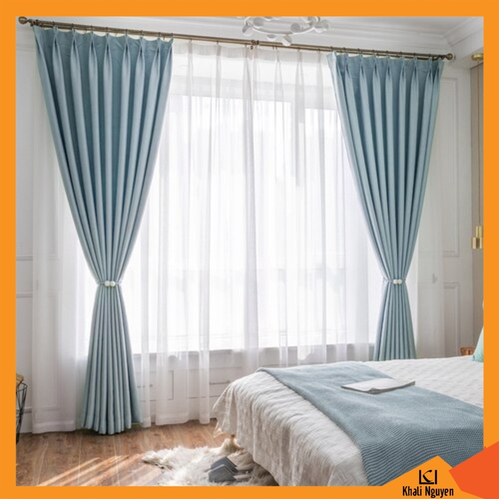 Rèm vải 2 lớp phòng ngủ đẹp giá rẻ