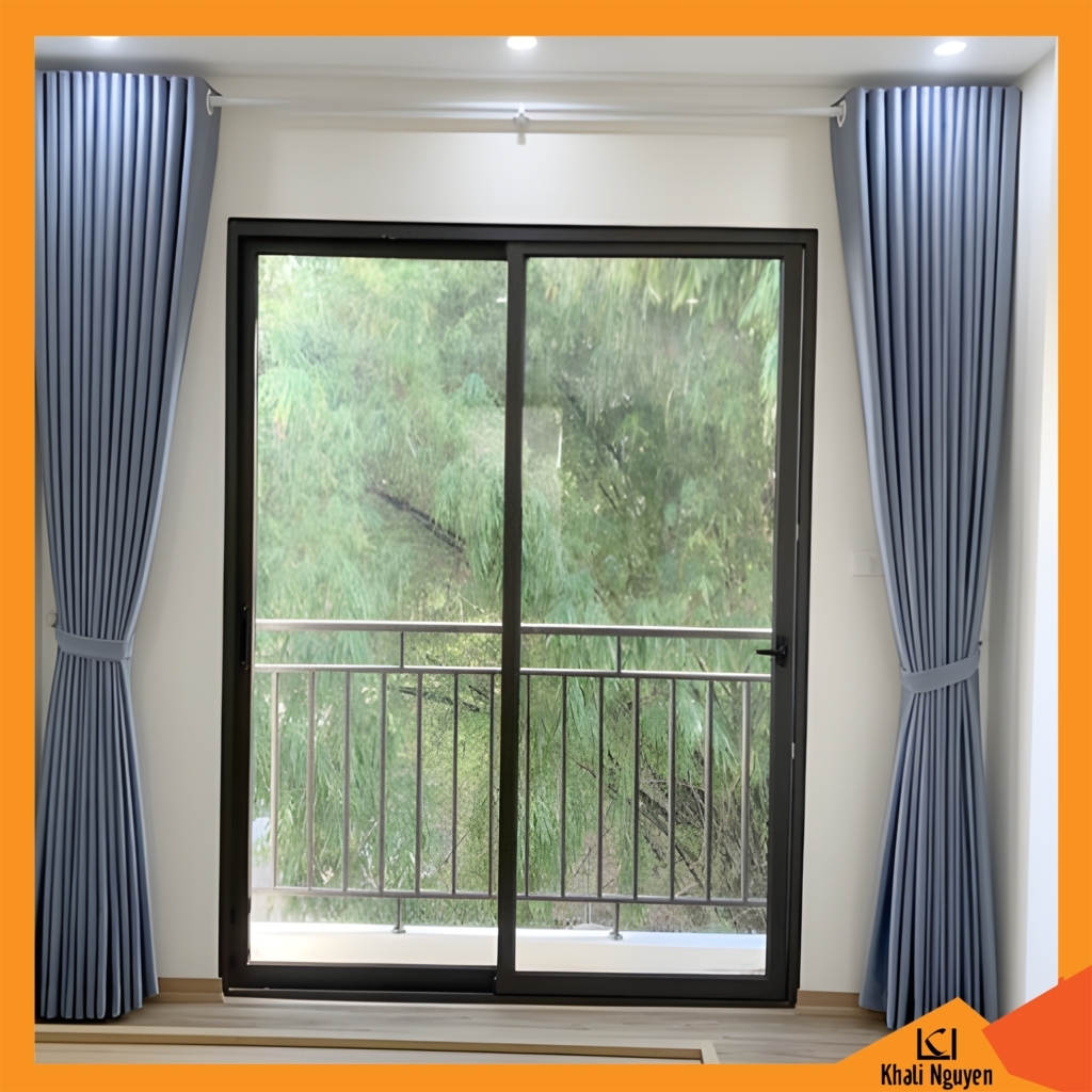 Rèm vải màu be giá rẻ