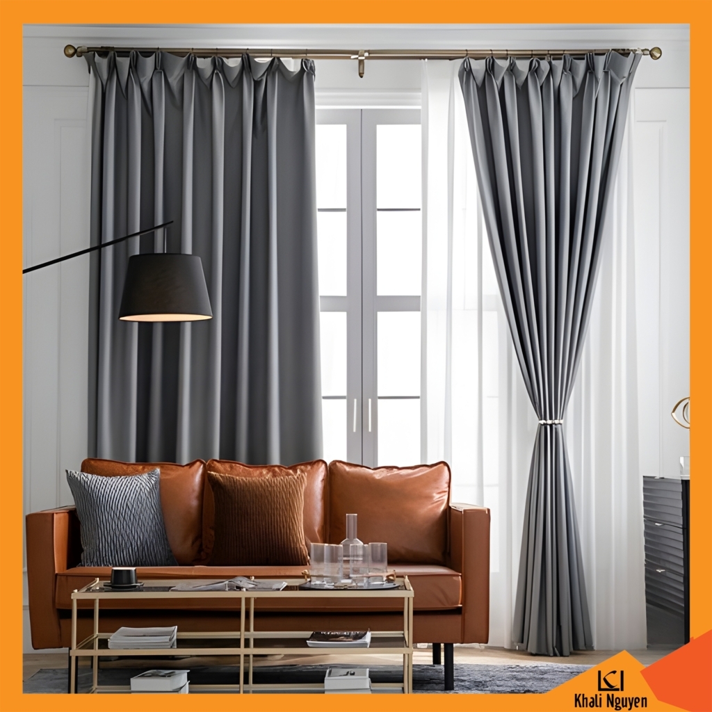 Rèm vải ngăn phòng giá rẻ