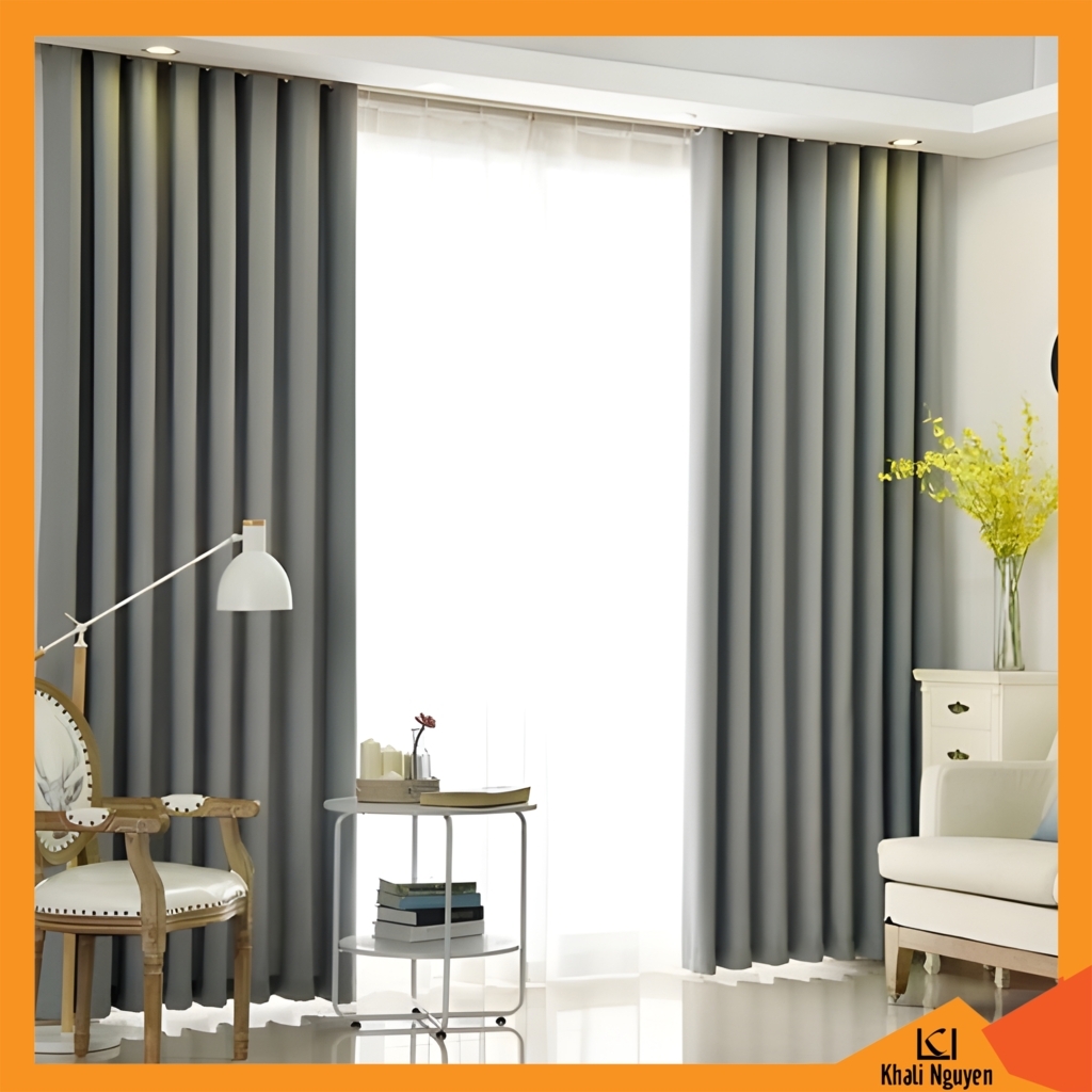 Rèm vải phòng khách giá rẻ