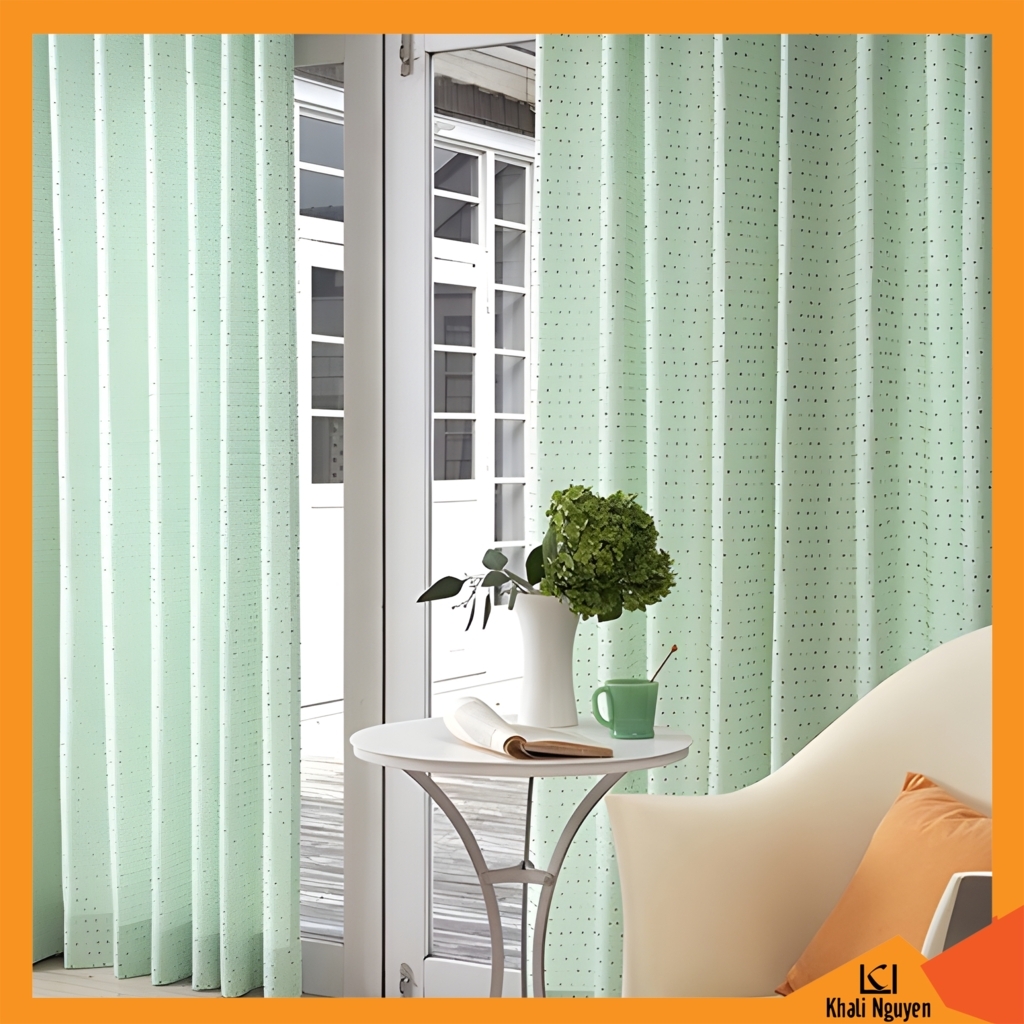 Rèm vải thô đũi đẹp giá rẻ cản nắng tốt