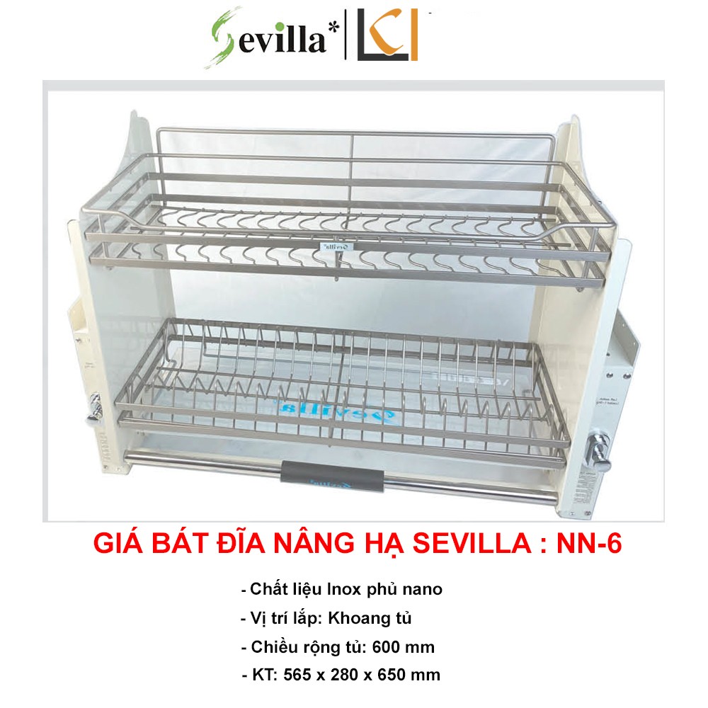 Giá Bát Đĩa Nâng Hạ Sevilla NN-6