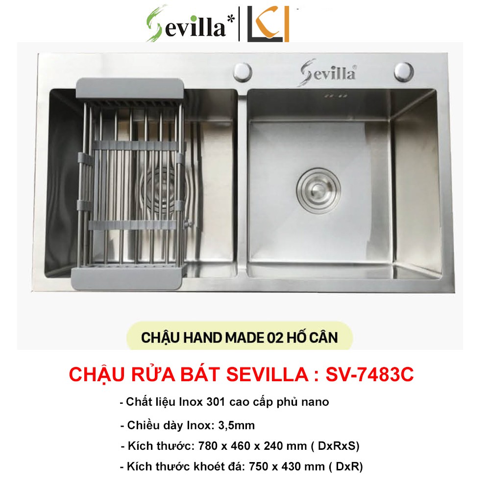 Chậu Rửa Bát Sevilla SV-7843C