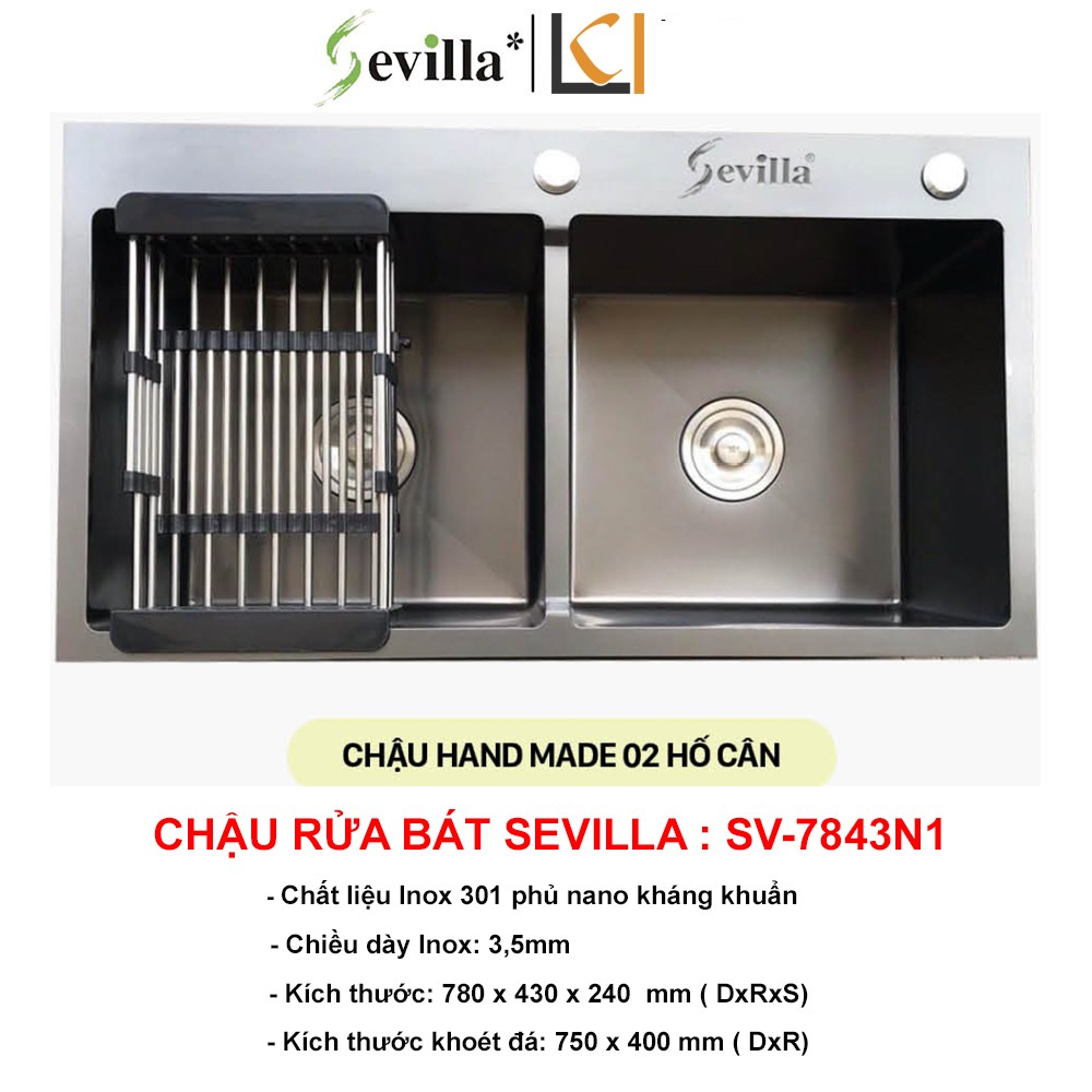 Chậu Rửa Bát Sevilla SV-7843N1