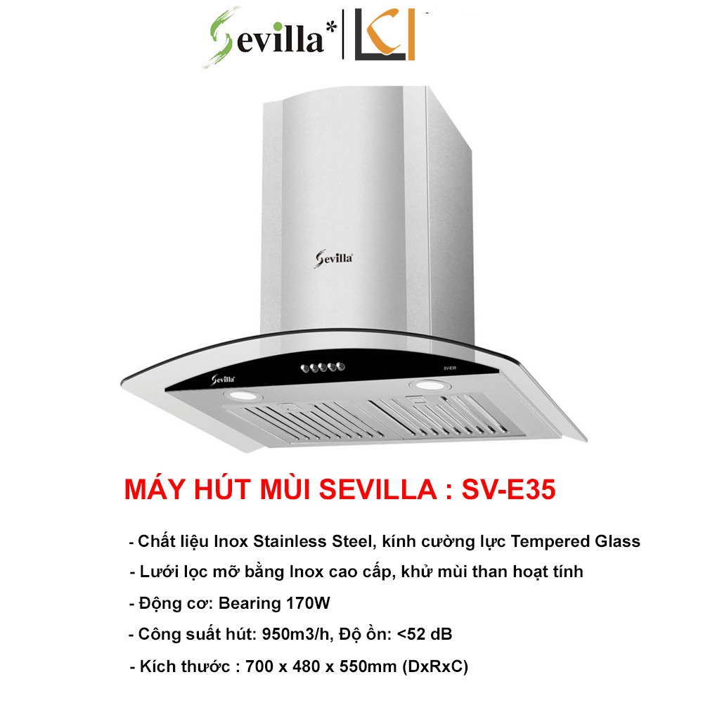 Máy Hút Mùi Sevilla SV-E35