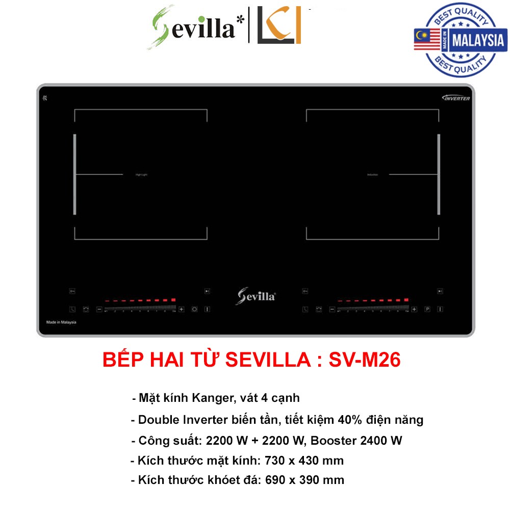 Bếp Điện Từ Sevilla SV-M26