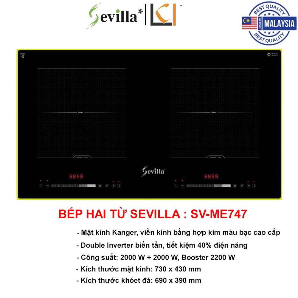 Bếp Điện Từ Sevilla SV-ME747