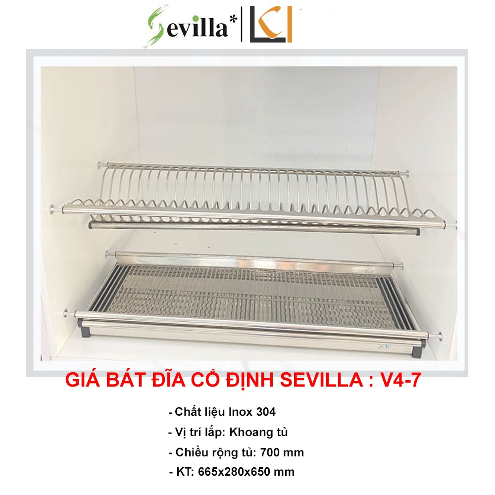 Giá Bát Đĩa Cố Định Sevilla V4-7