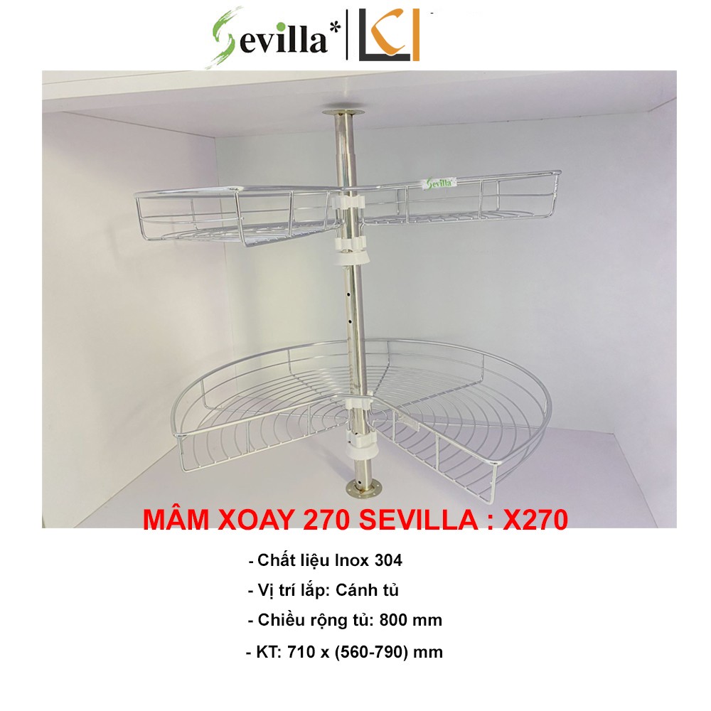 Mâm Xoay 270 Sevilla X270