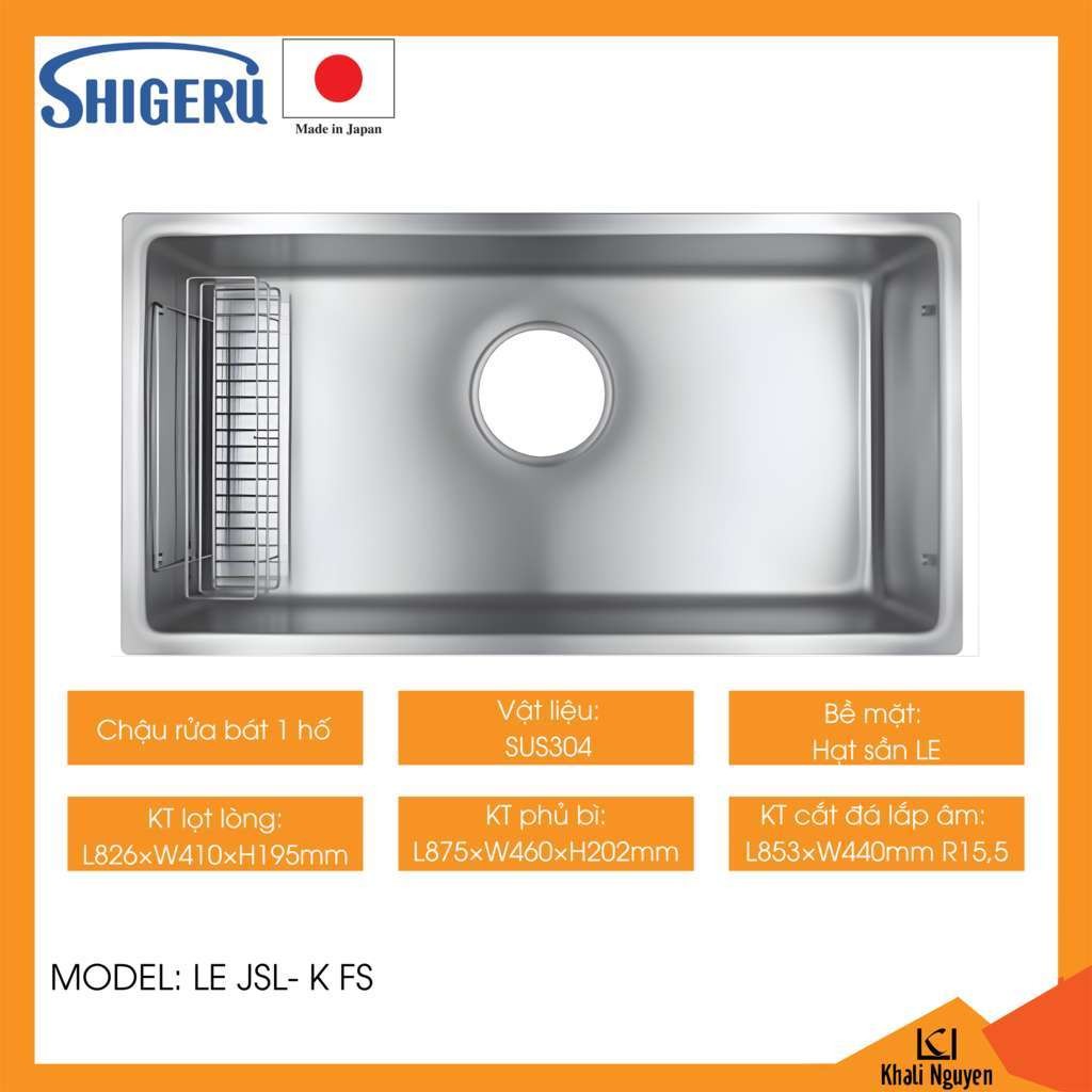 Chậu rửa bát chén SHIGERU LE JSL- K FS