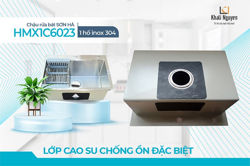 Chậu rửa bát Sơn Hà Luxury HMX1C6023 - hình 6