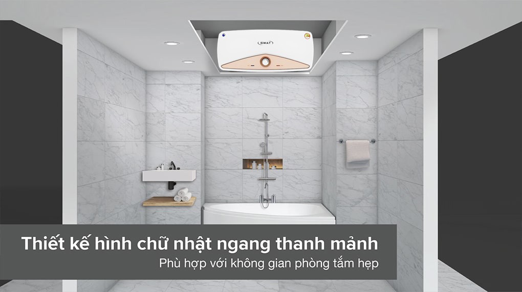 Bình nóng lạnh Sơn Hà 30L Swat SW30NO ngang - 4