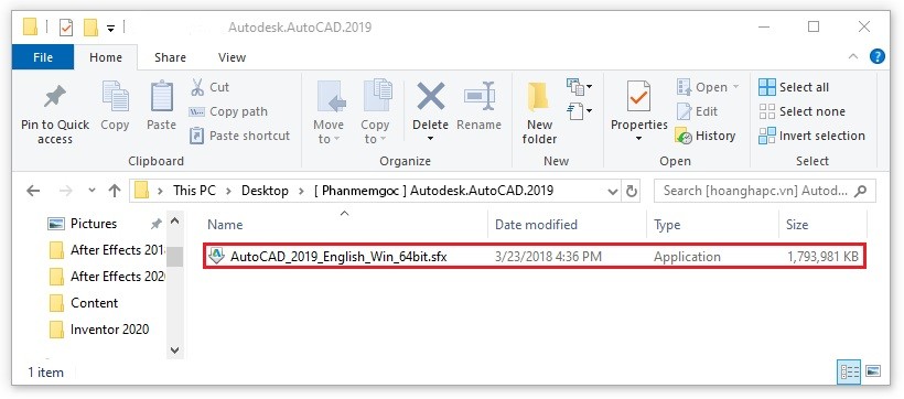 Autodesk AutoCAD 2019 - cài đặt 1