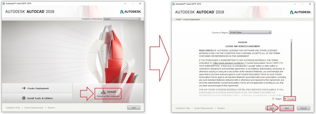 Autodesk AutoCAD 2019 - cài đặt 2