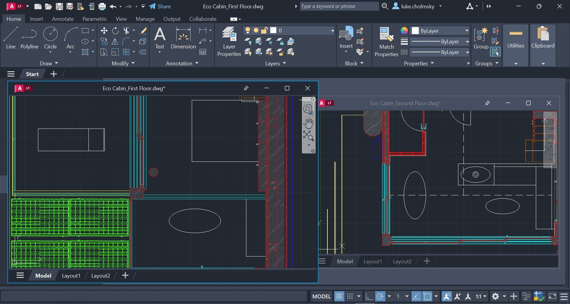 Giao diện Autodesk AutoCAD 2024