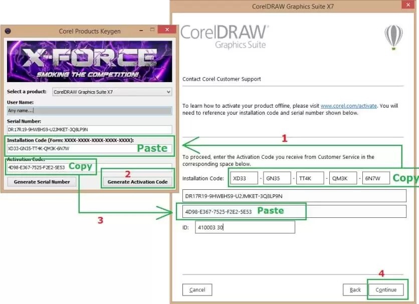 Corel X7 - crack 6