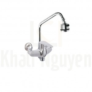Vòi rửa chén nóng lạnh gắn tường THP-509
