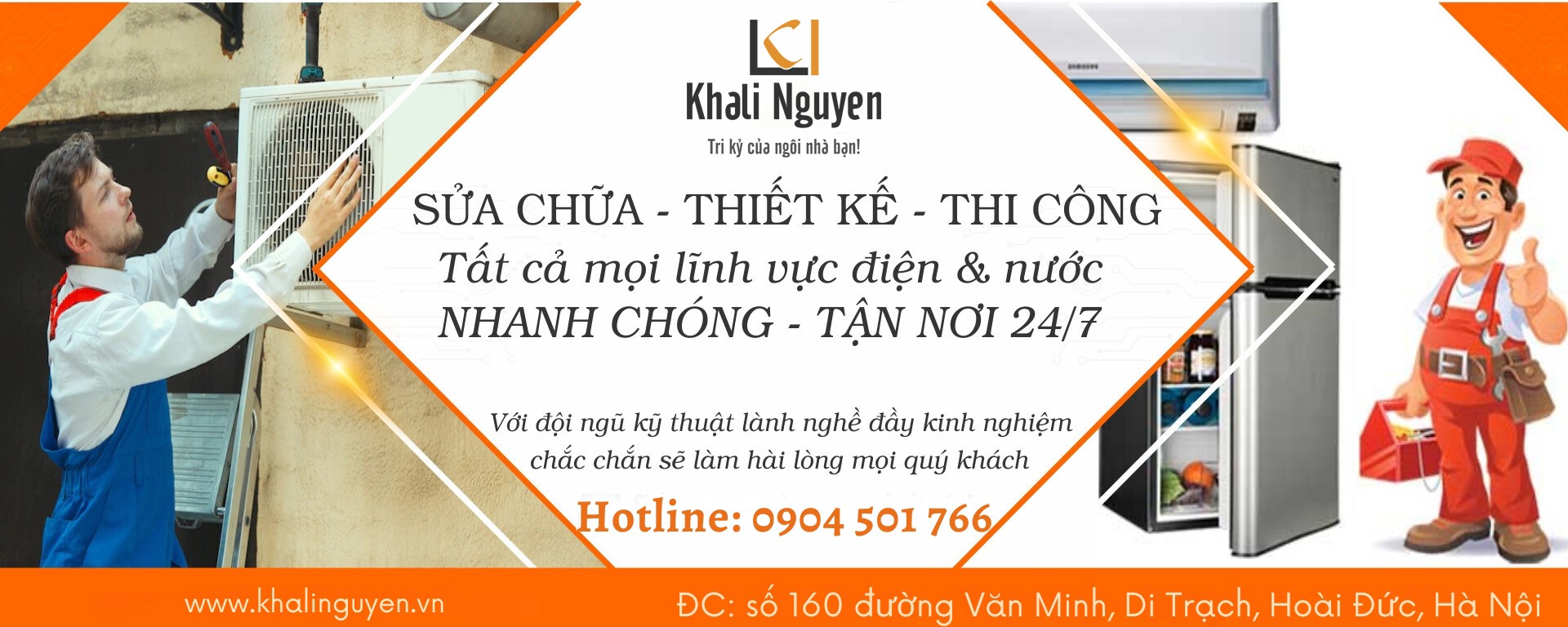 Thi công điện nước Khali Nguyễn