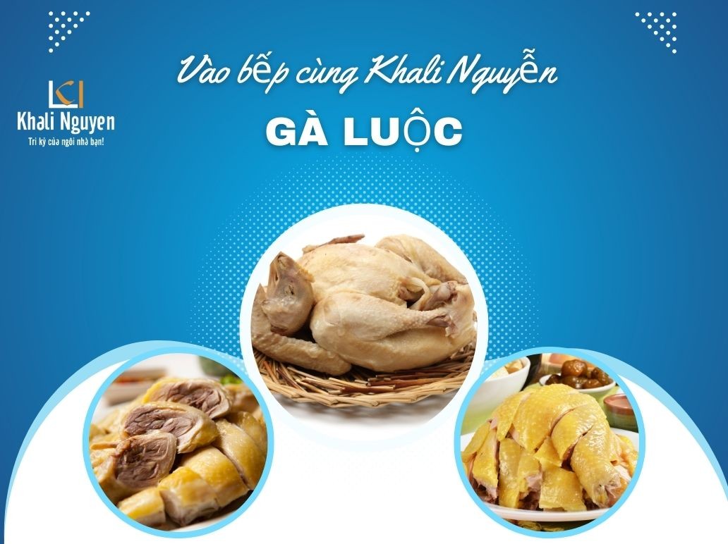 luộc gà bằng nồi cơm điện
