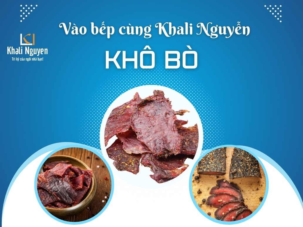 Cách làm khô bò bằng nồi cơm điện nhanh chóng, đơn giản đón Tết
