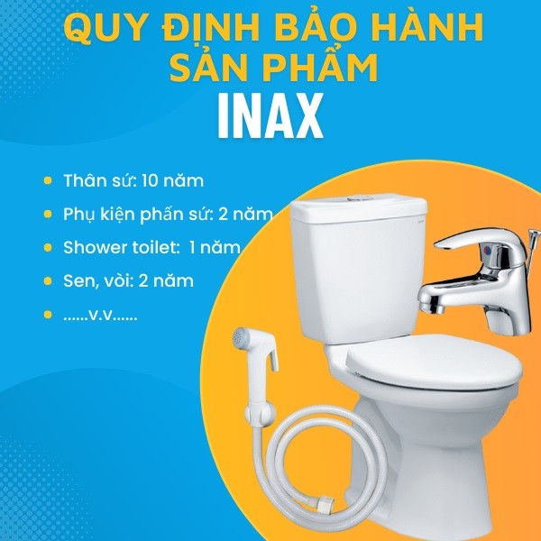 Quy định bảo hành sản phẩm Inax