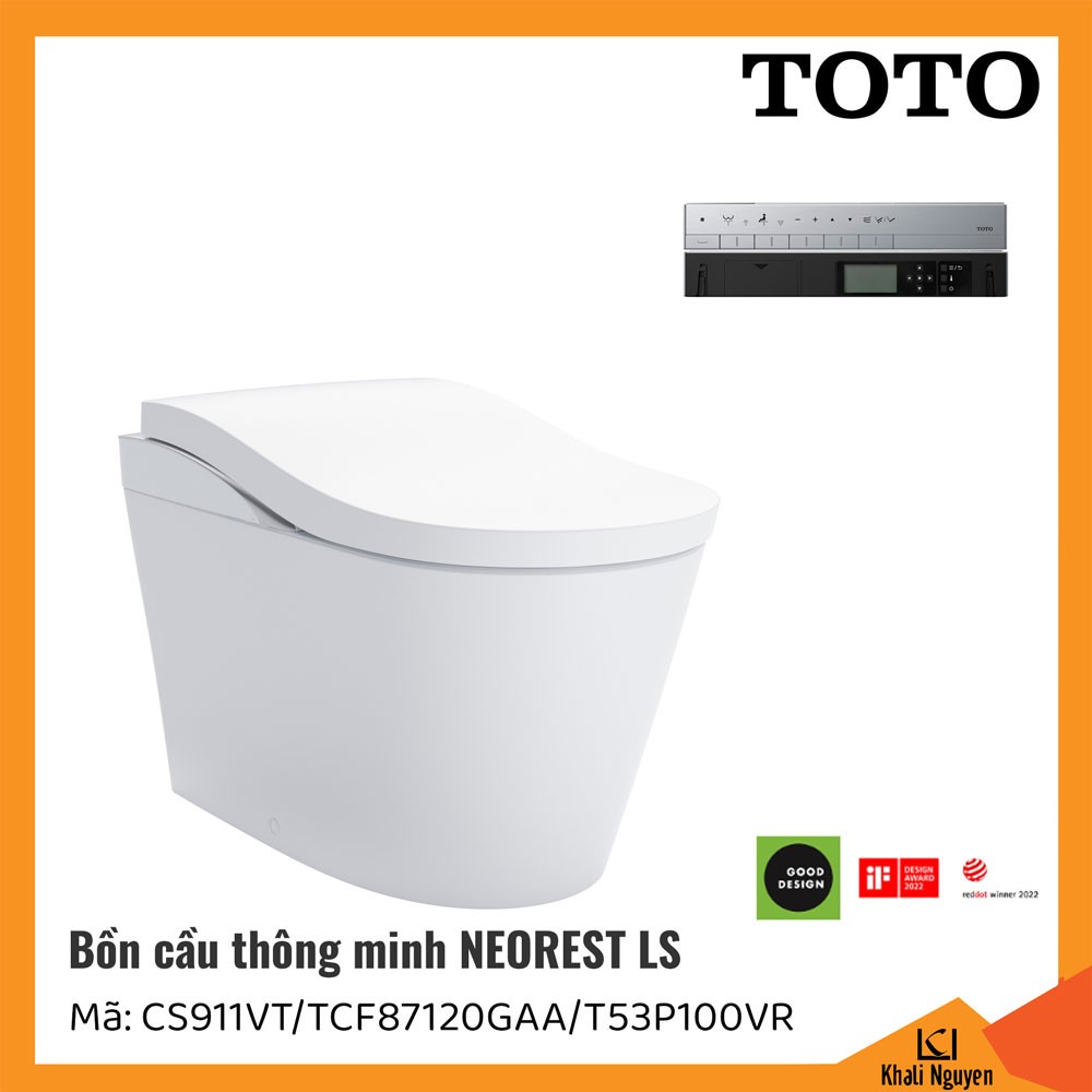 Bồn cầu điện tử TOTO CS911VT/TCF87120GAA/T53P100VR