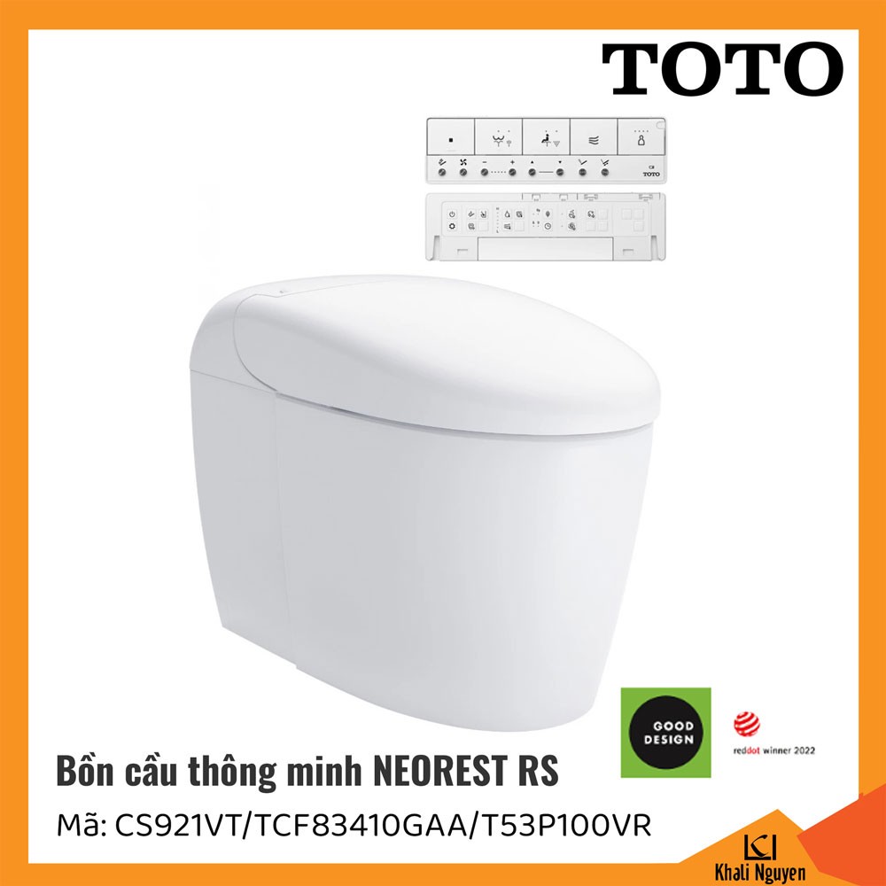 Bồn cầu điện tử TOTO CS921VT/TCF83410GAA/T53P100VR