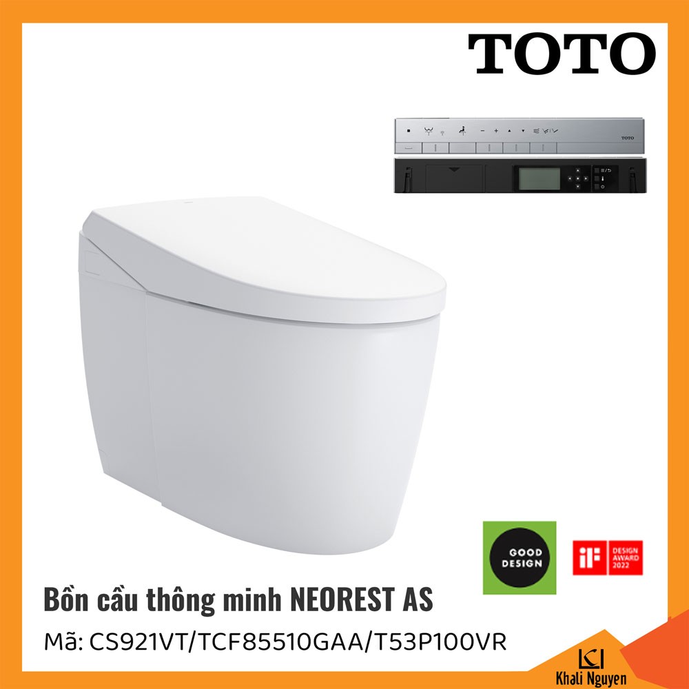 Bồn cầu điện tử TOTO CS921VT/TCF85510GAA/T53P100VR Neorest AS