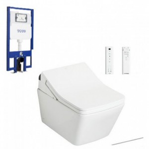 Bồn Cầu Treo Tường TOTO CW522EA/TCF796CZ/WH172AT Nắp Điện Tử WASHLET