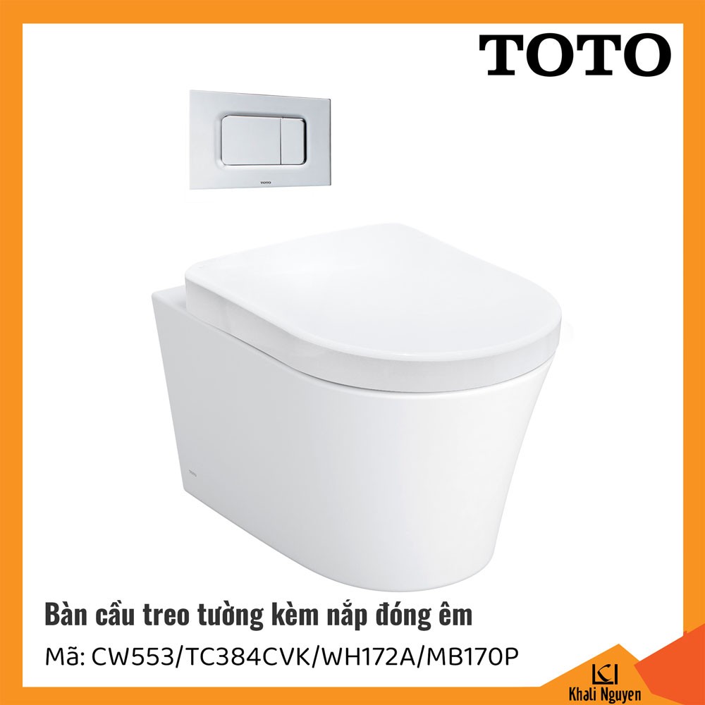 Bồn cầu treo tường TOTO CW553/TC384CVK/WH172A/MB170P