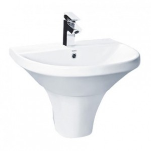 Chậu Lavabo TOTO LHT947CS Treo Tường Chân Ngắn