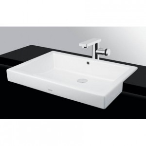 Chậu Rửa Mặt Lavabo TOTO LW646JW/F Bán Âm Bàn