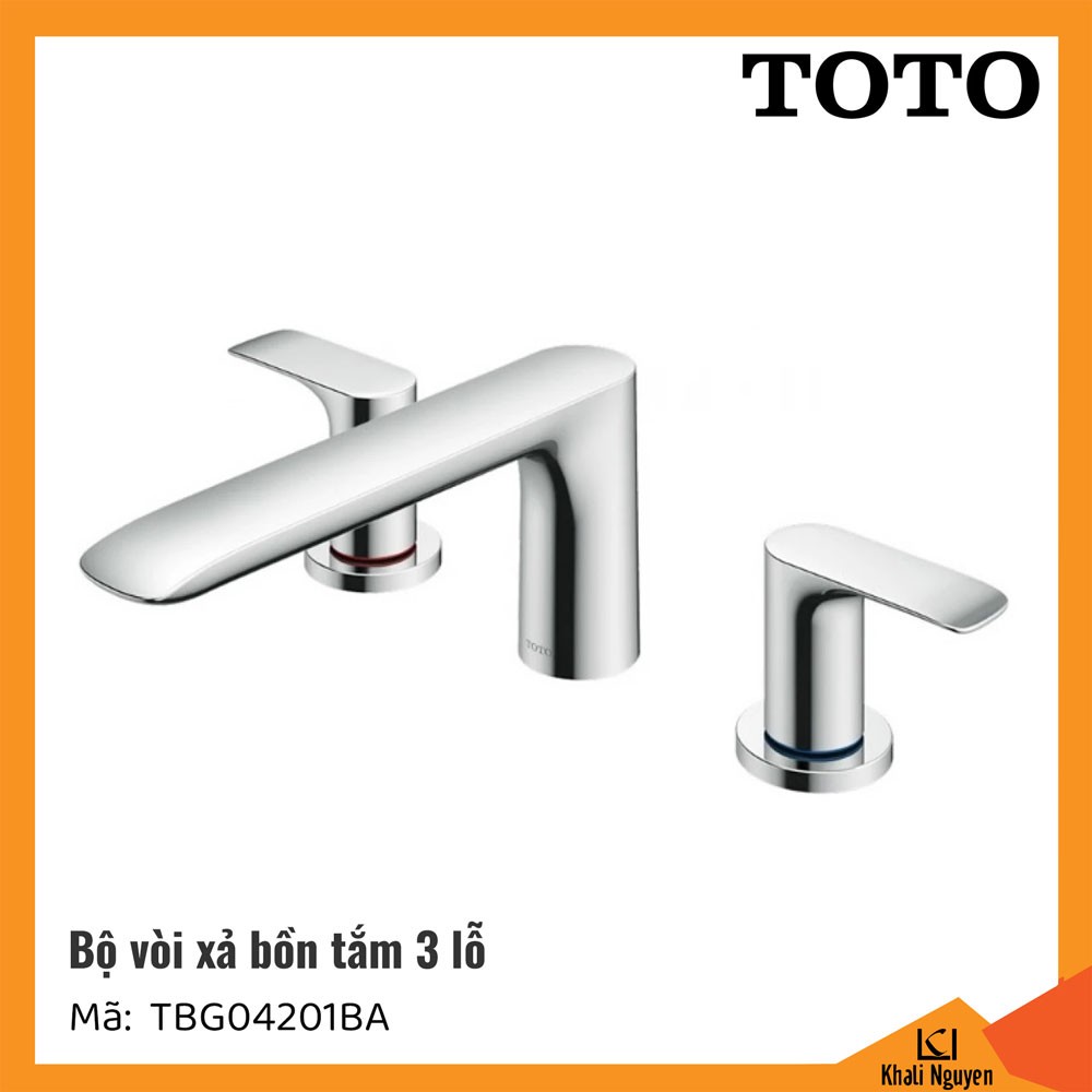 Vòi xả bồn tắm TOTO 3 lỗ TBG04201BA