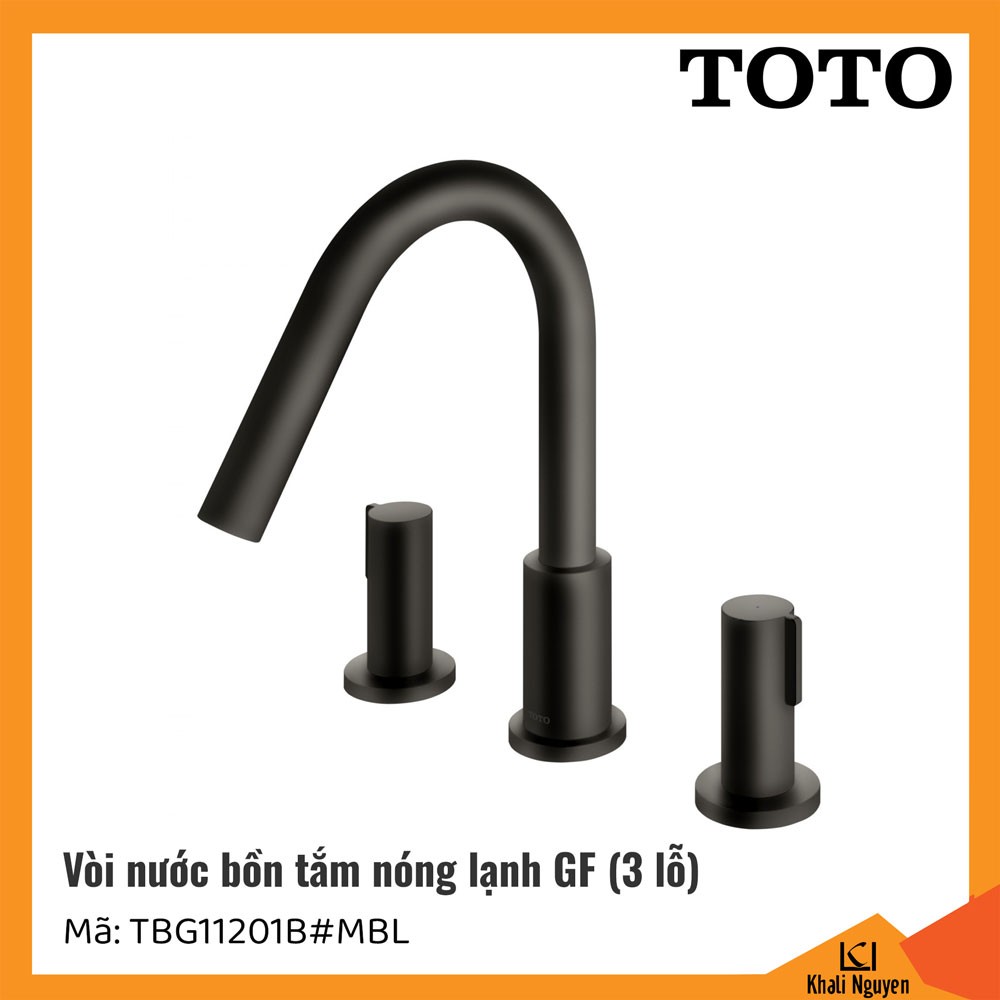 Vòi xả bồn tắm TOTO 3 lỗ TBG11201B#MBL