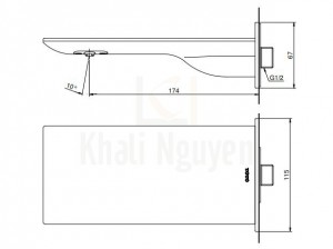 Bản Vẽ Vòi Xả Bồn TOTO TBP02001B ZL